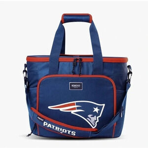 New England Patriots NFL Igloo Tailgate Tote Bag 28 Can NWT